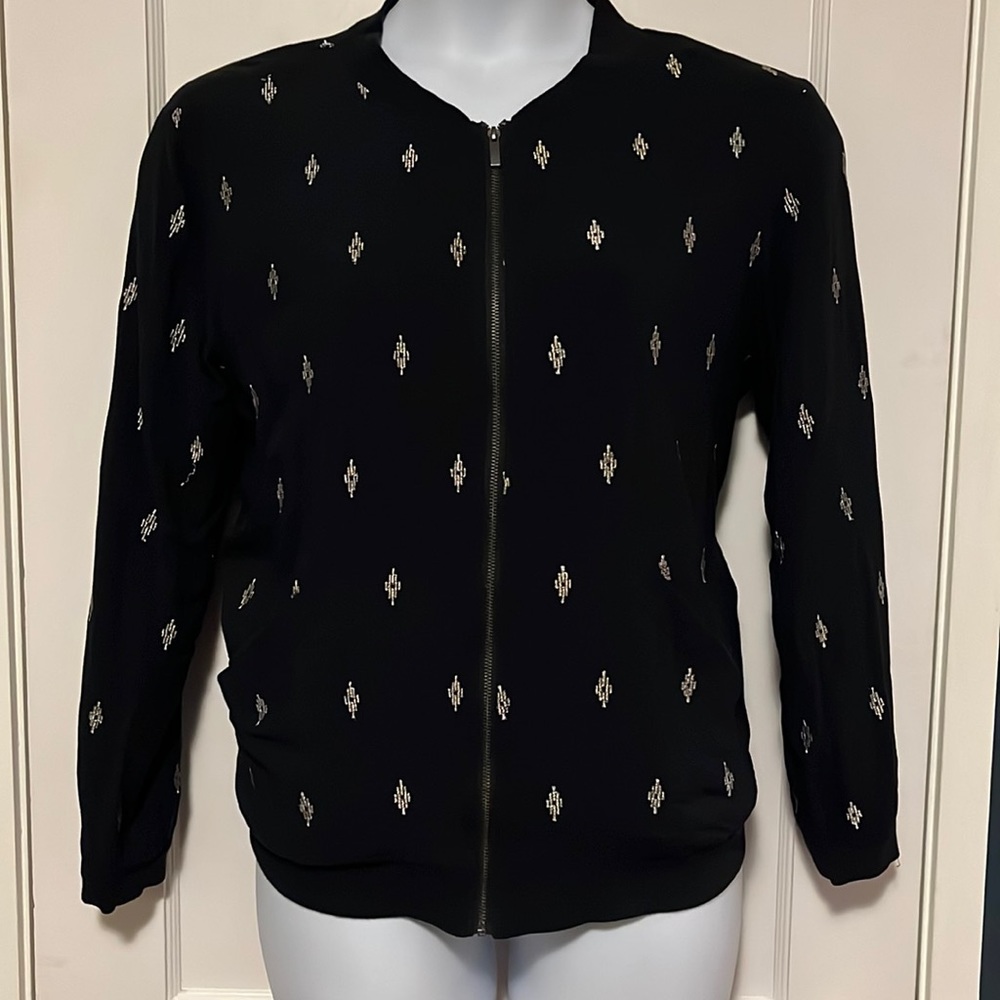 Mossimo Embroidered Bomber Jacket